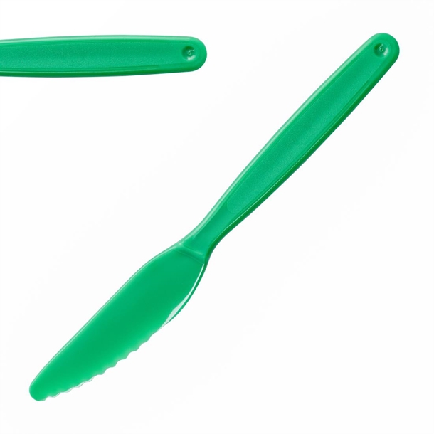 Olympia Kristallon Polycarbonate Knife Green - 180mm (Pack 12)