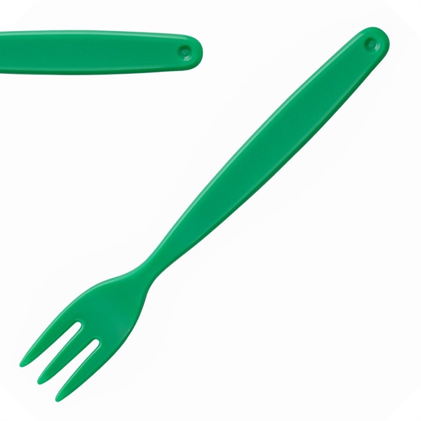 Olympia Kristallon Polycarbonate Fork Green - 170mm (Pack 12)