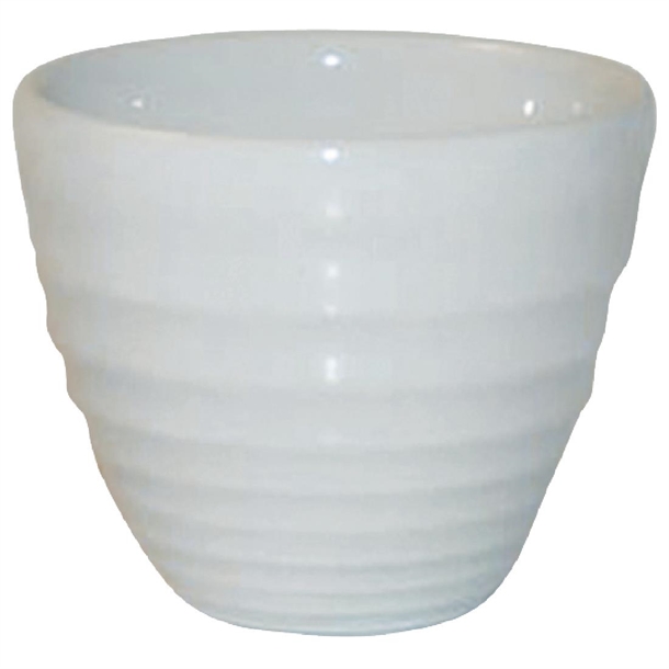 Churchill Bit on the Side Ripple Dip Pot White 4oz 70mm 2.75" (Box 12) (B2B)