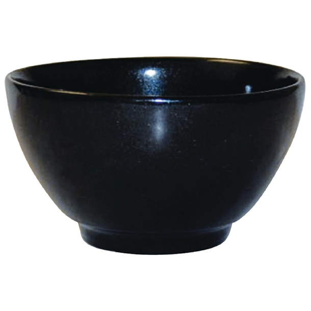 Churchill Bit on the Side Spark Bowl Black - 19.3oz 130mm 5.1" (Box 6) (B2B)