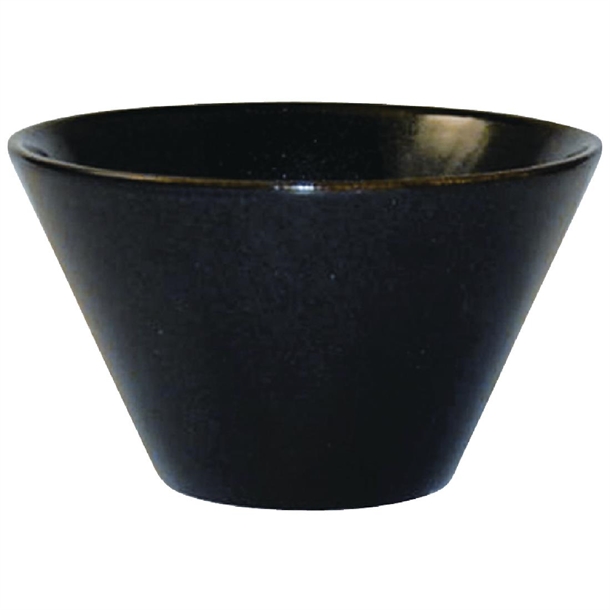 Churchill Bit on the Side Zest Bowl Black - 17.5oz 129mm 5" (Box 6) (B2B)
