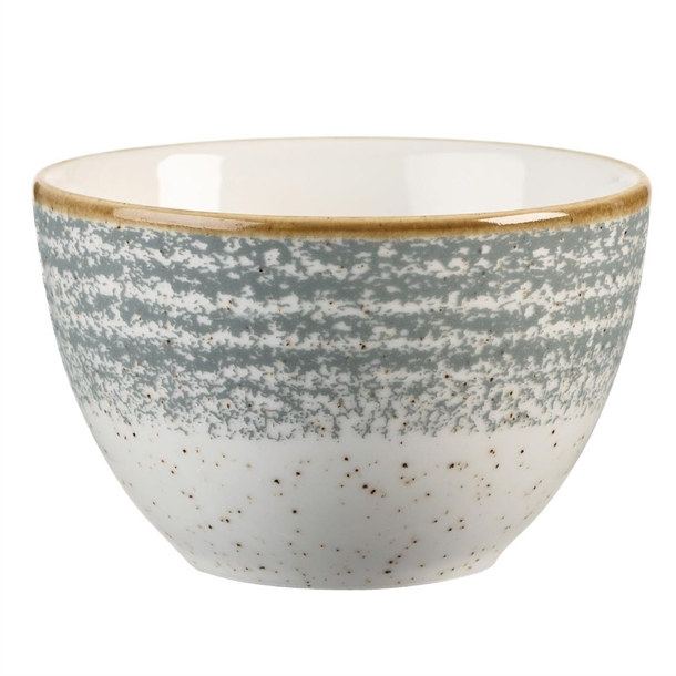 Churchill Studio Prints Stone Grey Sugar Bowl 22.7cl 8oz 9.8cm(Box12)(B2B)