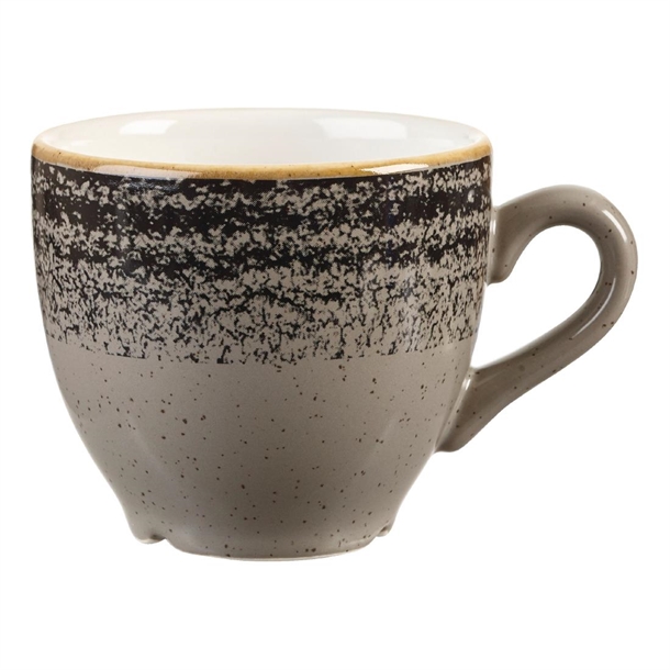 Churchill Studio Prints Charcoal Black Espresso Cup10cl3.5oz6.5cm(Box12)(B2B)
