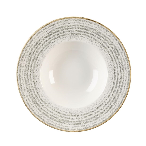 Churchill Studio PrintsStoneGreyWideRimBowl 24cm9 1/2"28.4cl 10oz(Box12)(B2B)