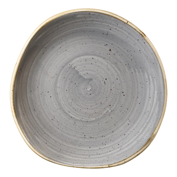 Assiettes rondes Churchill Stonecast Peppercorn grises 186mm (lot de 12)