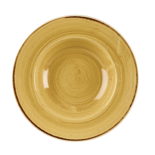 Stonecast Mustard Seed YellowWideRimBowl28cm11"46.8cl 16.5oz(Box12)(B2B)