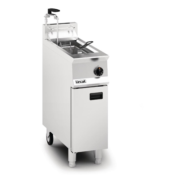 Lincat Opus 800 Propane Gas Fryer Single Tank 300mm Single Pumped Filt (B2B)