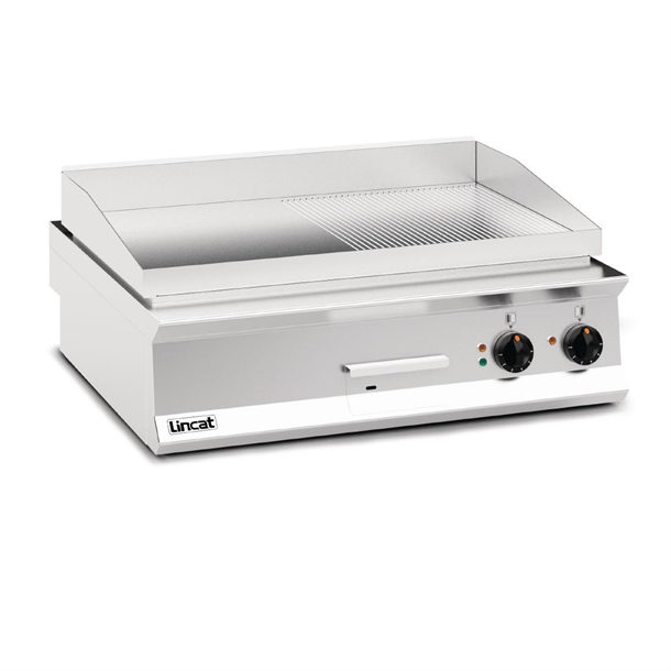 lincat-opus-800-half-ribbed-griddle-oe8206-r