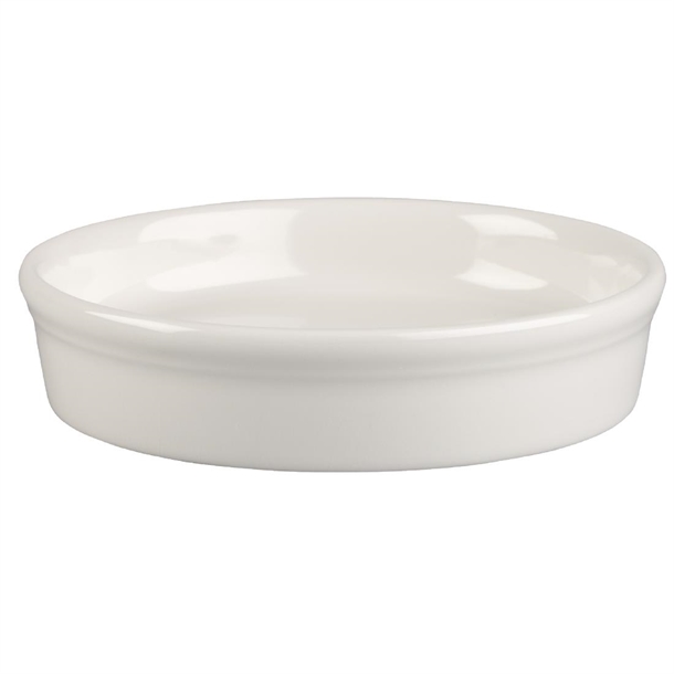 Churchill Mediterranean White Mezze Dish - 4.5" 4oz (Box 12) (B2B)