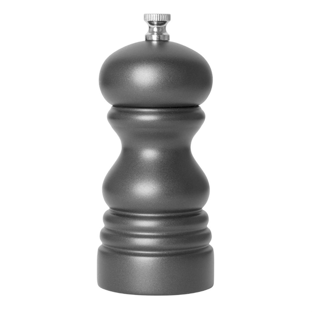Olympia Salt or Pepper Grinder Grey Hevea Wood - 125mm FSC 100%