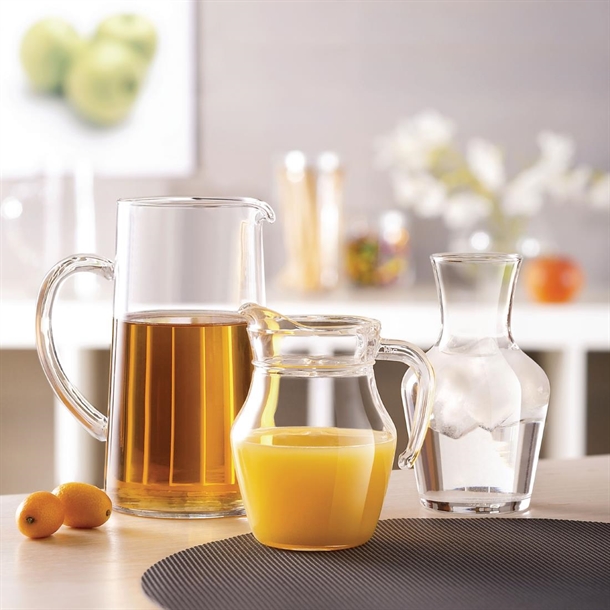 COPPIA DI CARAFFE DA OSTERIA 1 LITRO E 1/4 LITRO - Giardino e Fai da te In vendita a Novara