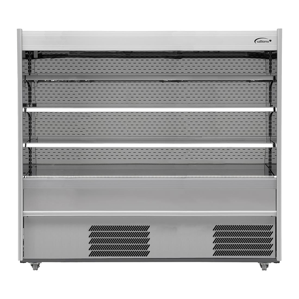 Williams Gem Slimline Multideck White - Nightblind - 1856mm 3 Shelf (Direct)