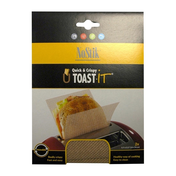 No Stik U Toast It Brown (Pack 2)