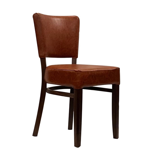 Oregon Dining Chair with Bison Tan Vinyl (Pack 2) (B2B)