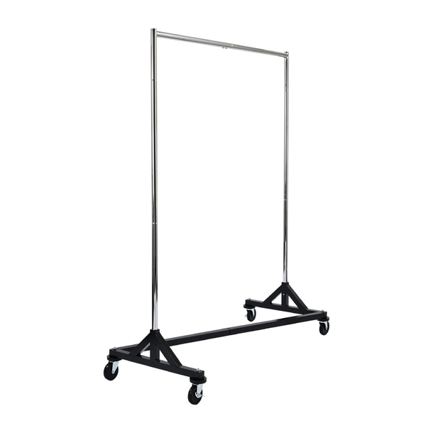 Black Mobile Garment Rail (Direct)