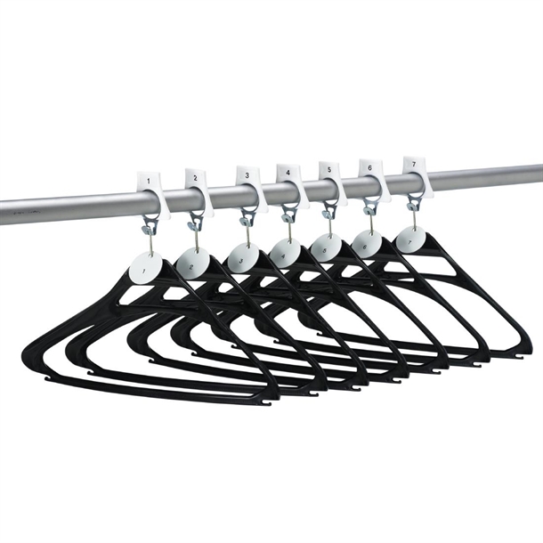 Cloakroom Hangers Numbered 1-100 (B2B)