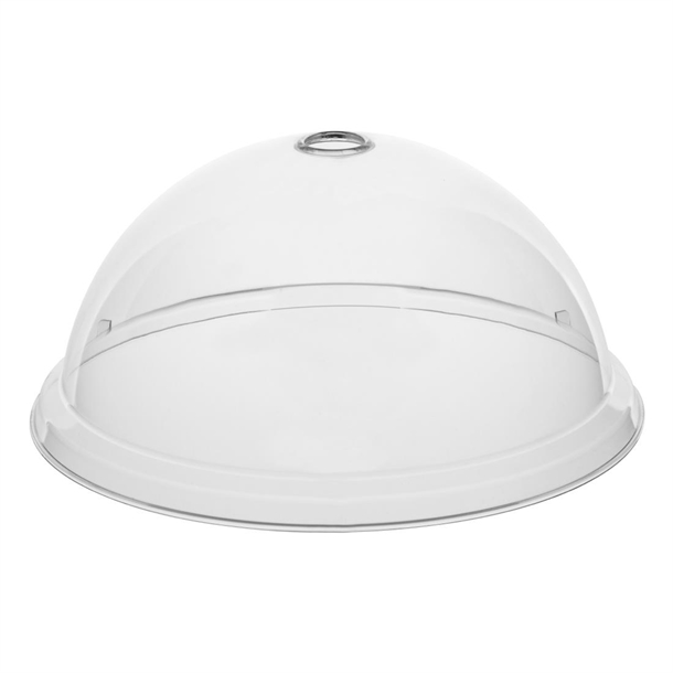 Olympia Kristallon PC Domed Plate Cover Round - 260x115mm