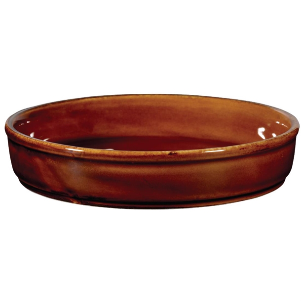 Art de Cuisine Rustics Simmer Round Mezze Dish - 200mm 19.4oz (Box 6) (B2B)