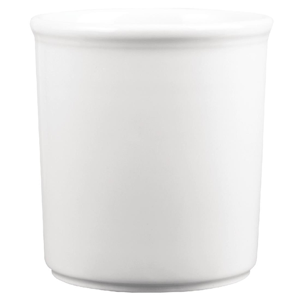 Churchill Counterserve Deli Jar White - 110mm 18oz (Box 4) (B2B)