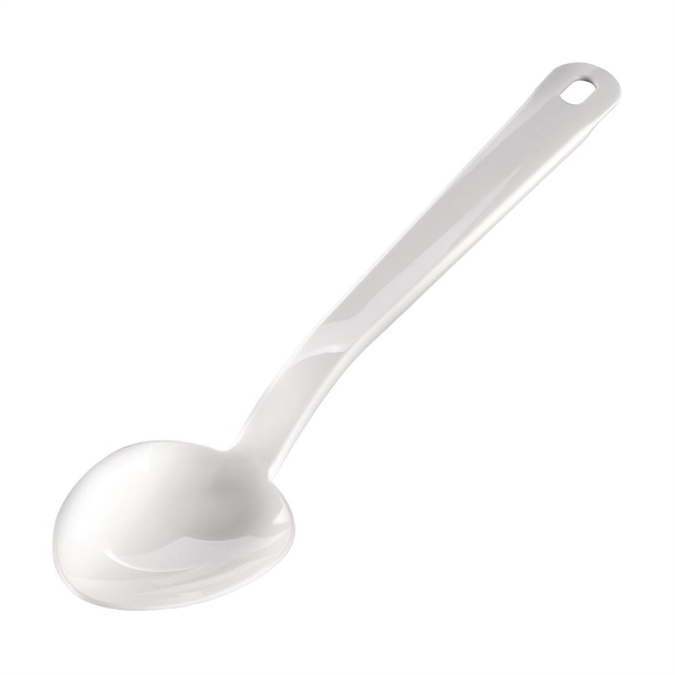 MatferBourgeat Exoglass Serving Spoon White - 340mm