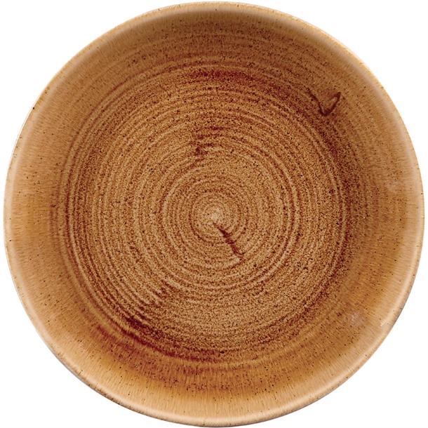 Churchill Stonecast Patina Coupe-Platten, Vintage-Kupfer, 165 mm, (12 Stück)