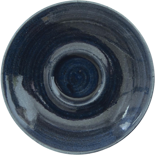Churchill Monochrome Mist Blue Espresso Saucer - 4 1/2" (Box 12) (B2B)