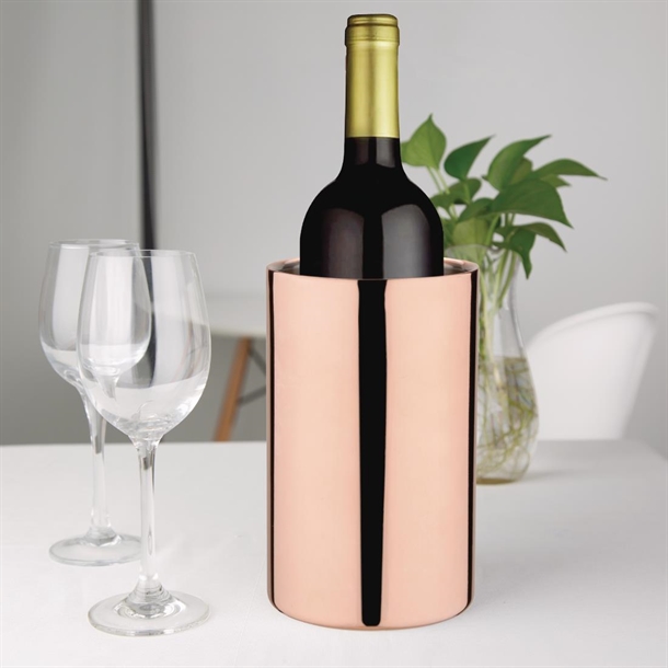 Olympia Weinkühler Gunmetal – Doppelwandig, Edelstahl, Für Wein & Champagner