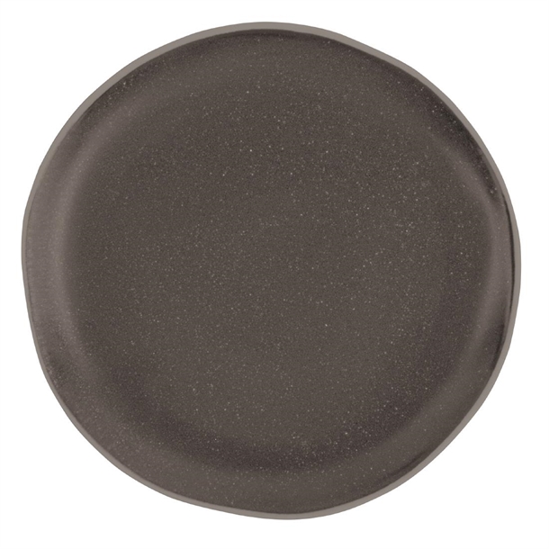 Olympia Chia Plates Charcoal 205mm (6 Pack) - DR815 - Nisbets