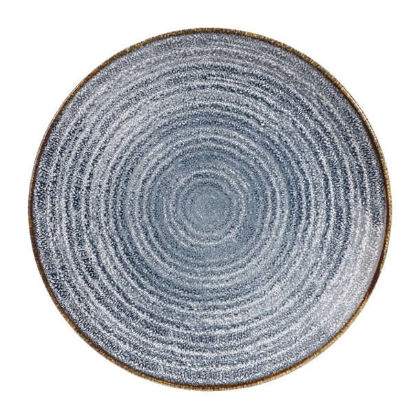 Churchill Studio Prints Slate Blue Evolve Coupe Plate 8.67" (Box 12) (B2B)
