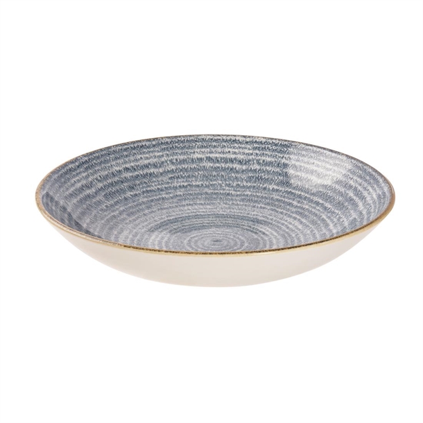 Churchill Studio Prints Slate Blue Evolve Coupe Bowl 9.75" (Box 12) (B2B)