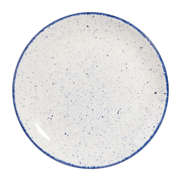 Stonecast Hints Blueberry Indigo Coupe Plate 217mm 8 2/3" (Box 12)(B2B)