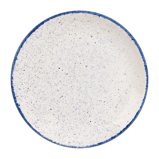 Stonecast Hints Blueberry Indigo Coupe Plate 165mm 6 1/2" (Box 12)(B2B)