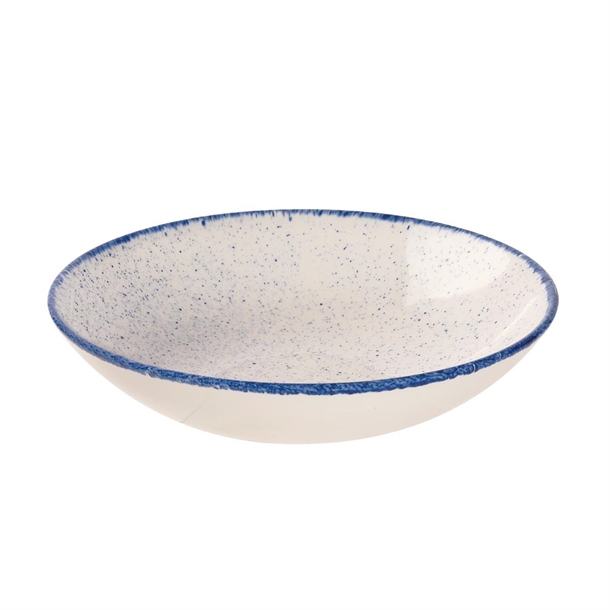 Stonecast Hints Blueberry Indigo Coupe Bowl 182mm 7 1/4" (Box 12)(B2B)