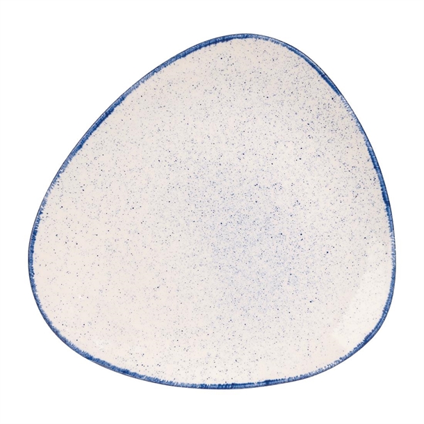 Churchill Stonecast Hints Blueberry Indigo Lotus Plate 10 1/2" (Box 12) (B2B)