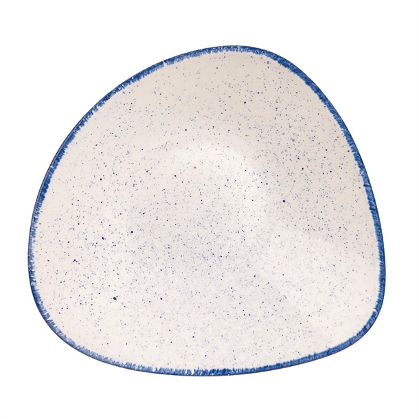 Churchill Stonecast Hints Blueberry Indigo Lotus Plate 9" (Box 12) (B2B)