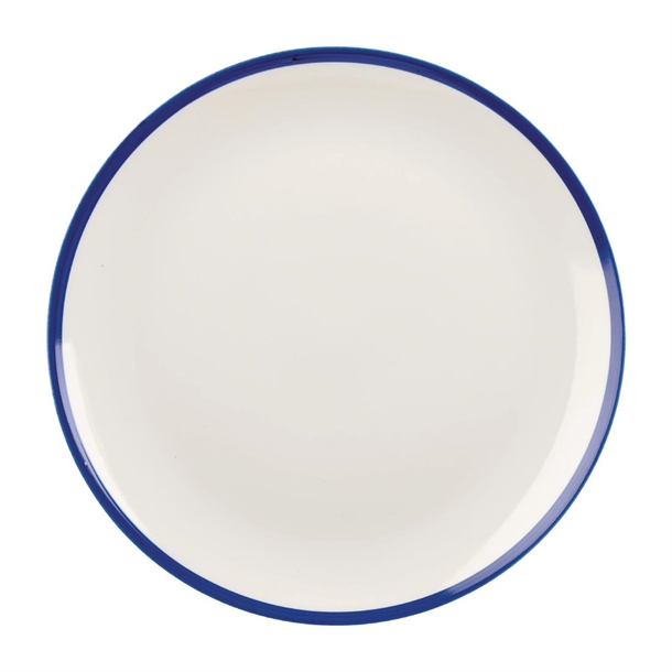 Churchill Retro Blue Coupe Plate - 10 1/4" (Box 12) (B2B)