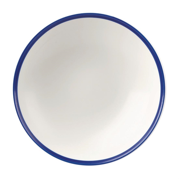 Churchill Retro Blue Coupe Bowl - 7 1/4" (Box 12) (B2B)