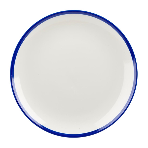 Churchill Retro Blue Coupe Plate - 8.6" (Box 12) (B2B)