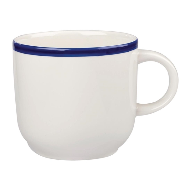 Churchill Retro Blue Cup - 12oz (Box 12) (B2B)