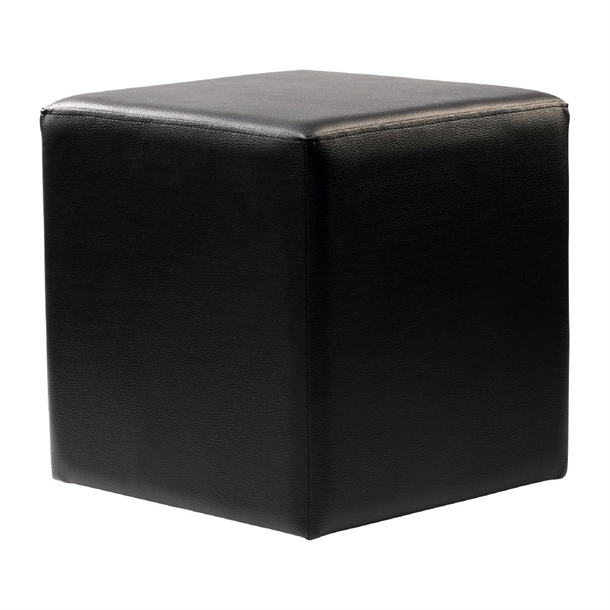Furnlink Ottoman Cube - Black (Direct) (Pack 2)