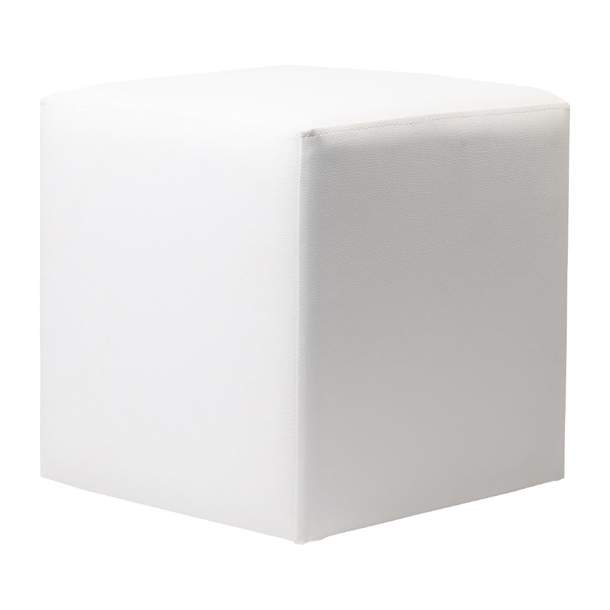 Furnlink Ottoman Cube - White (Direct) (Pack 2)