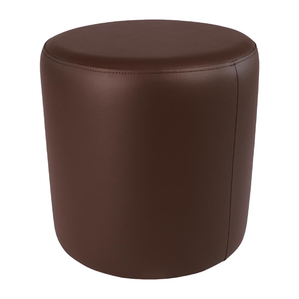 Furnlink Ottoman Round - Chocolate (Direct) (Pack 2)