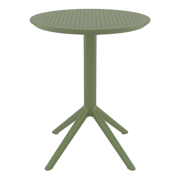 Furnlink Sky Folding Table 60 Round - Olive Green (Direct)