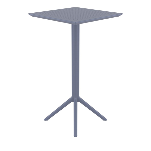Furnlink Sky Folding BAR Table 60 Square - Anthracite (Direct)