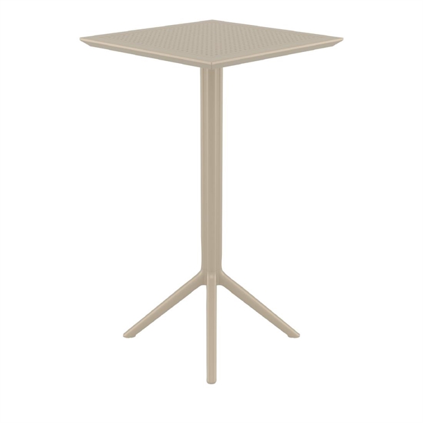 Furnlink Sky Folding BAR Table 60 Square - Taupe (Direct)