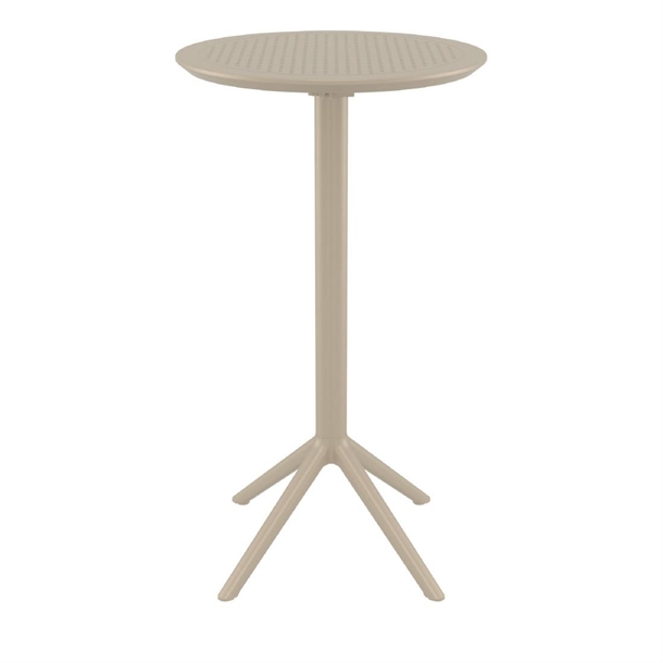 Furnlink Sky Folding BAR Table 60 Round - Taupe (Direct)