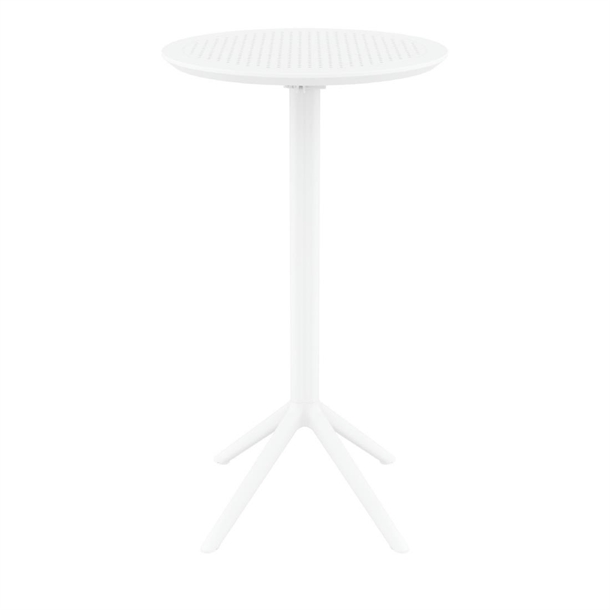 Furnlink Sky Folding BAR Table 60 Round - White (Direct)