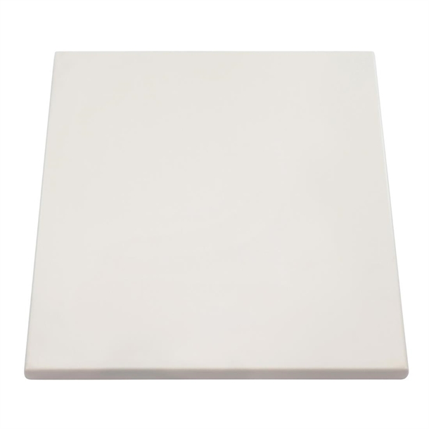 Furnlink Werzalit White 600mm Square Duratop by SM France (Direct) (Pack 2)