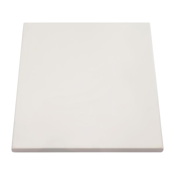 Furnlink Werzalit White 700mm Square Duratop by SM France (Direct) (Pack 2)