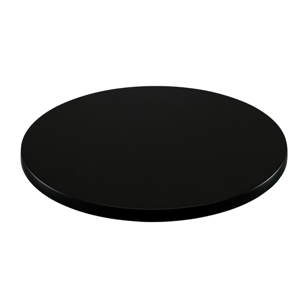 Furnlink Werzalit Black 800mm dia Duratop by SM France (Direct) (Pack 2)